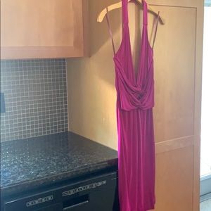 Pinko dress Plunging front w/beautiful exposed bk